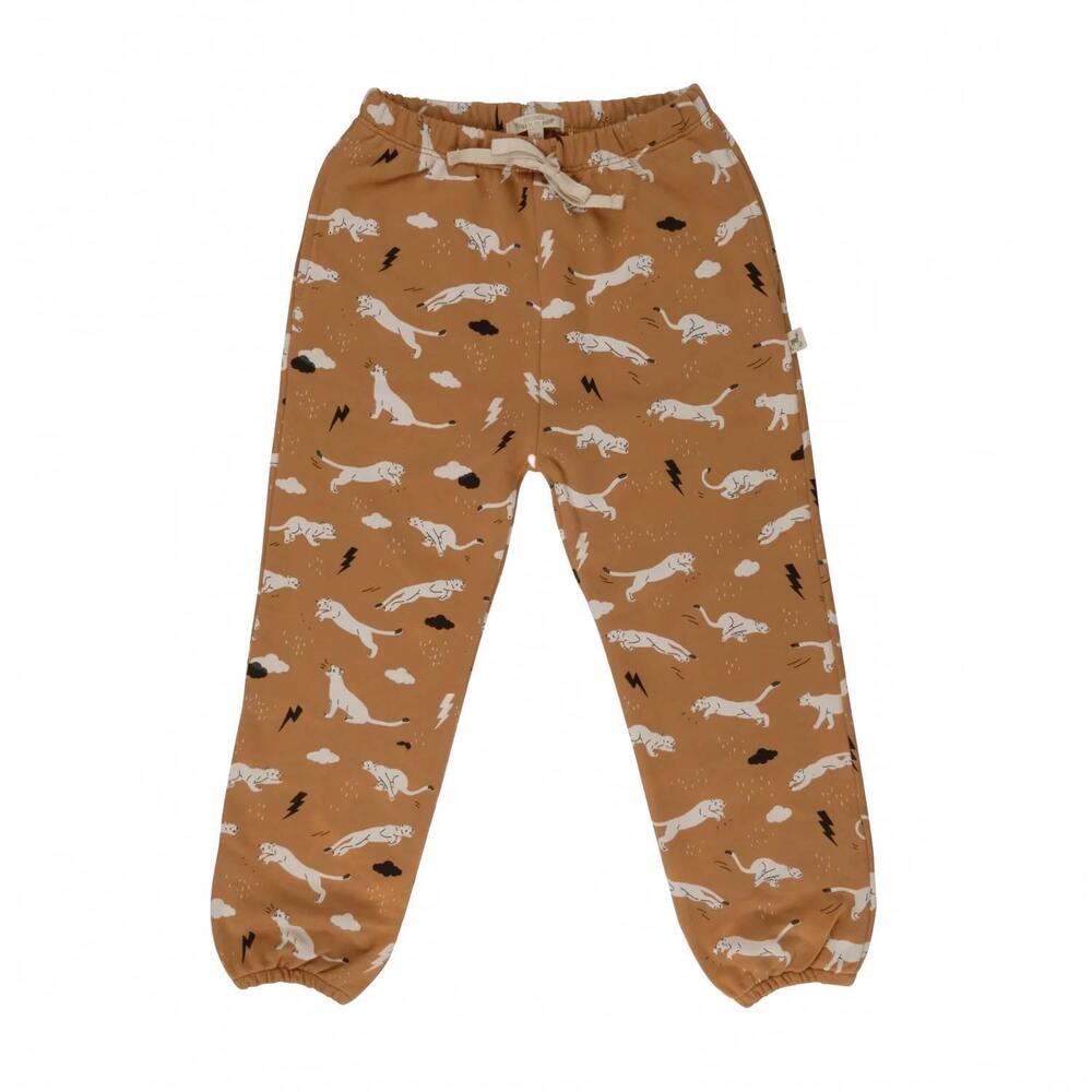 NEW RED CARIBOU girls thunder puma print joggers in doe